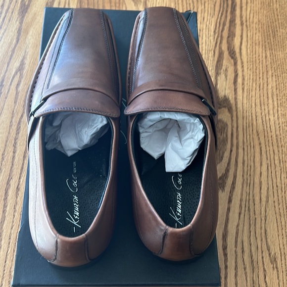 Kenneth Cole New York Brown Leather Dress Shoes - Size 9.5 - Brand New with Box - Picture 5 of 7